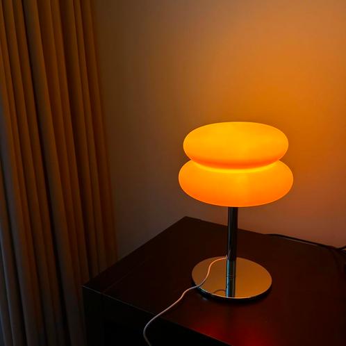 Oranje Retro/Vintage Tafellamp - LED - NIEUW!, Huis en Inrichting, Lampen | Vloerlampen, Nieuw, Minder dan 100 cm, Ophalen of Verzenden