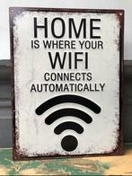 Tekstbord koe wandbord mancave garage metaal bar pub cafe, Huis en Inrichting, Woonaccessoires | Tekstborden en Spreuken, Info@Clayre-Eef.com.