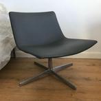 3 IZGS Arper Catifa 60 design fauteuil stoel grijs leer, Huis en Inrichting, Fauteuils, Ophalen, Leer, Zo goed als nieuw, Nvt