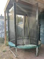 SONGMINCS Trampoline 130 cm met net voor tuin groen, Ophalen, Zo goed als nieuw