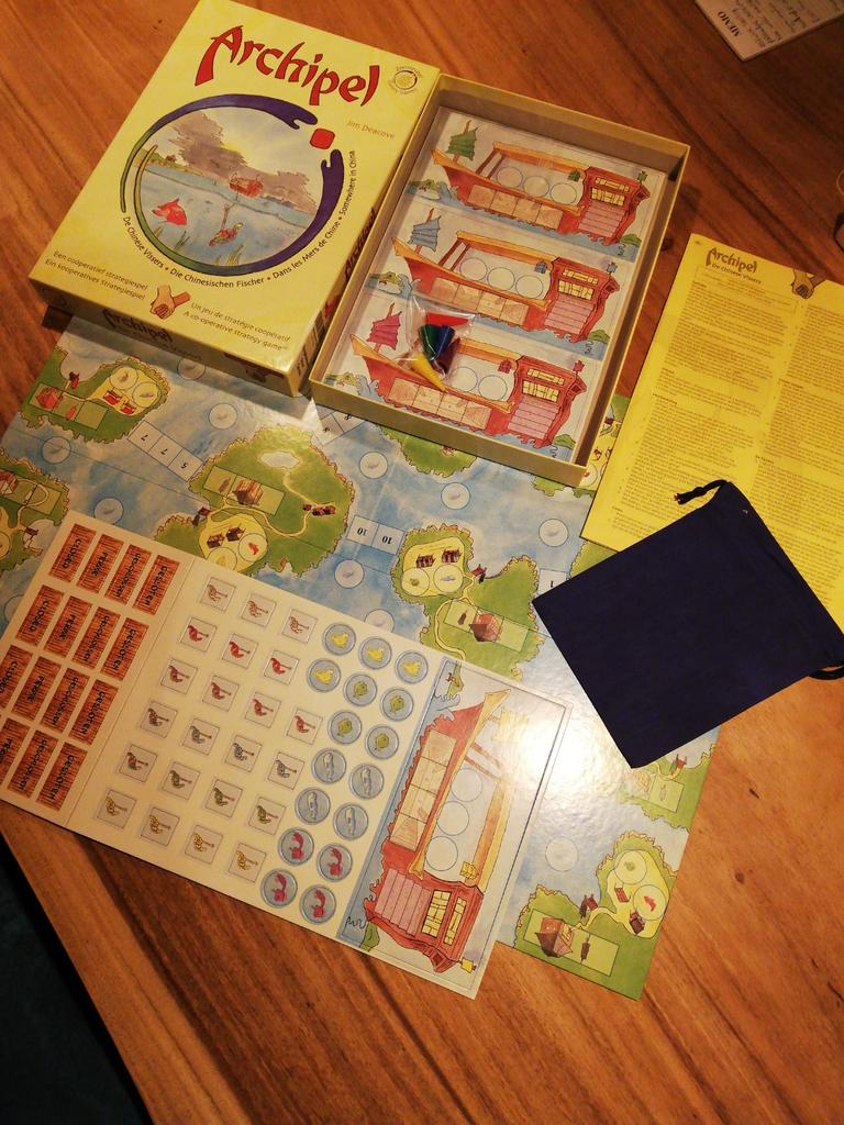 Archipel, de Chinese vissers /coöperatief bordspel, Hobby en Vrije tijd, Gezelschapsspellen | Bordspellen, Vijf spelers of meer