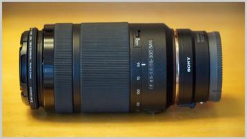 Sony 55-300 SAM 4.5/5.6 plus E-mount Adapter en ND-Filter beschikbaar voor biedingen