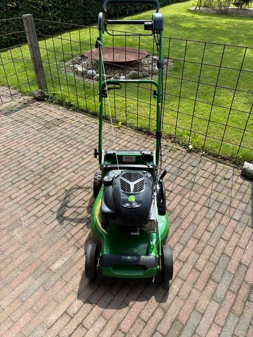 JOHN DEERE R47V, Tuin en Terras, Grasmaaiers, Zo goed als nieuw, Benzine-grasmaaier, 40 t/m 49 cm, Cirkelmaaier, Mulchfunctie