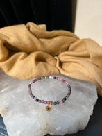 Toermalijn multi color beschermt aura straling zuivert uniek, Ophalen of Verzenden, Nieuw, Zilver, Met edelsteen