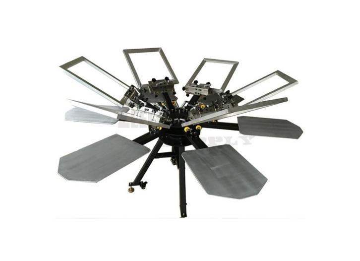 Zeefdrukcarrousel 6 armen 6 drukplaten (Zeefdruk Carrousel), Hobby en Vrije tijd, Overige Hobby en Vrije tijd, Nieuw, Ophalen of Verzenden