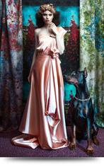 Maison de France - Mata Hari Pink Dress with Dobermann, Antiek en Kunst, Ophalen