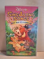 Disney Sing Along Songs VHS (Nieuw) Tot Ik Koning Ben, Cd's en Dvd's, VHS | Kinderen en Jeugd, Alle leeftijden, Ophalen of Verzenden