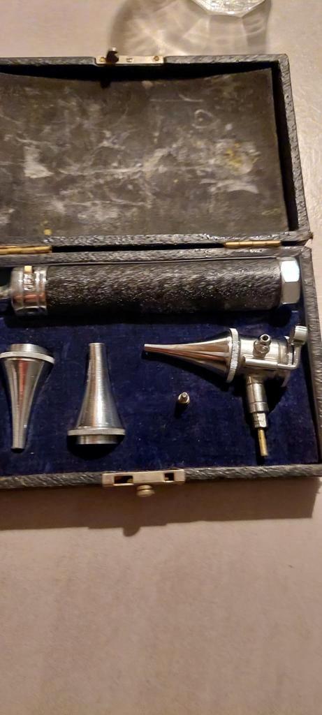 Vintage Onderzoek Setje - Oor, Antiek en Kunst, Antiek | Gereedschap en Instrumenten, Ophalen of Verzenden
