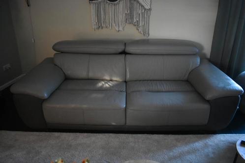 Leren bank Henzel en Hazel, Huis en Inrichting, Banken | Sofa's en Chaises Longues, Gebruikt, Ophalen