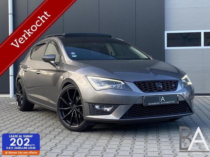 Seat Leon 1.4 TSI ACT FR Dynamic trekhaak|carplay, Auto's, Seat, Bedrijf, Te koop, Leon, ABS, Airbags, Airconditioning, Alarm