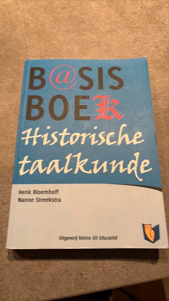 Nanne Streekstra - Basisboek historische taalkunde, Boeken, Wetenschap, Zo goed als nieuw, Ophalen of Verzenden