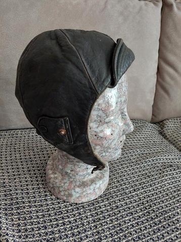 Vintage Leren Vliegenier Solex Cap beschikbaar voor biedingen