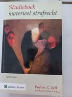 materieel strafrecht, Boeken, Overige niveaus, Ophalen of Verzenden, Zo goed als nieuw, Wolters Kluwer