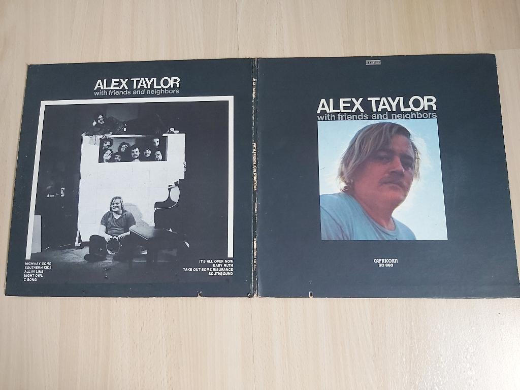Alex Taylor with Friends and Neighbors LP (USA) (Cowboy), Cd's en Dvd's, Vinyl | Pop, Ophalen of Verzenden, Zo goed als nieuw