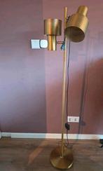 Gouden vloerlamp, Huis en Inrichting, Lampen | Vloerlampen, Ophalen, Zo goed als nieuw, 150 tot 200 cm