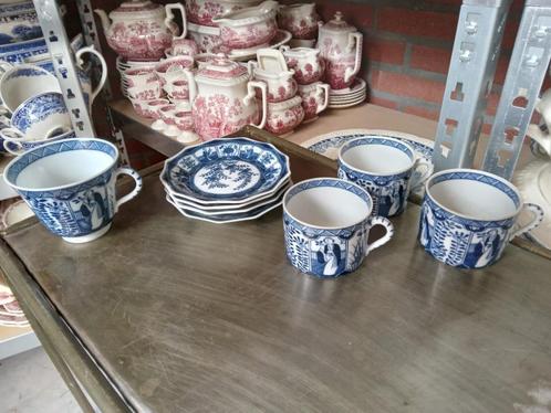 enkele serviesdelen chinees motief deel gemerkt deel niet, Antiek en Kunst, Antiek | Servies los, Ophalen of Verzenden