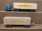 Lesney Major Pack 9 Hendrickson Interstate Double trailer, Ophalen of Verzenden, Gebruikt, Bus of Vrachtwagen, Lesney