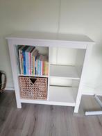 Witte vakkenkast, Huis en Inrichting, Kasten | Boekenkasten, Ophalen, Gebruikt, 25 tot 50 cm, Minder dan 100 cm