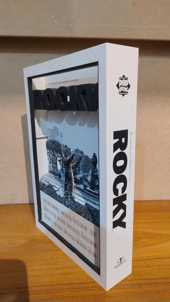 Rocky 3d poster art mcfarlane rare Stallone, Verzamelen, Film en Tv, Zo goed als nieuw, Ophalen of Verzenden