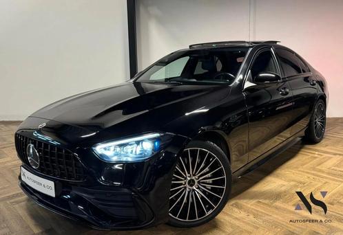 Mercedes-Benz C-klasse 300 e AMG Line PANO HUD VOL' BTW AUTO, Auto's, Mercedes-Benz, Bedrijf, Te koop, C-Klasse, 360° camera, ABS