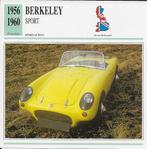 Ma16 autokaart berkeley sport (1956 -1960 ), Ophalen of Verzenden, Zo goed als nieuw, Auto's