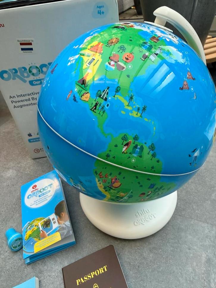 Orboot Interactieve Wereldbol - Leerzaam!, Kinderen en Baby's, Speelgoed | Educatief en Creatief, Zo goed als nieuw, Ontdekken