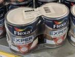2x 750ml Flexa expert hoogglans Ral 9001 waterbasis, Wit, Nieuw, Ophalen of Verzenden, Verf