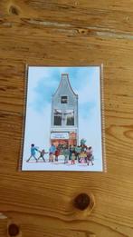 Postkaart - Jeugdboekhandel Silvester - Charlotte Dematons, Ophalen of Verzenden, 1980 tot heden, Ongelopen, Gebouw