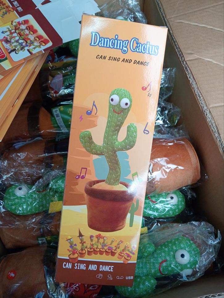 RESTPARTIJ DANSENDE CACTUS 61 STUKS, Hobby en Vrije tijd, Feestartikelen, Nieuw, Feestartikel, Overige, Ophalen