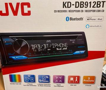 Autoradio JVC KD-DB912BT autoradio met DAB&bluetooth functie beschikbaar voor biedingen