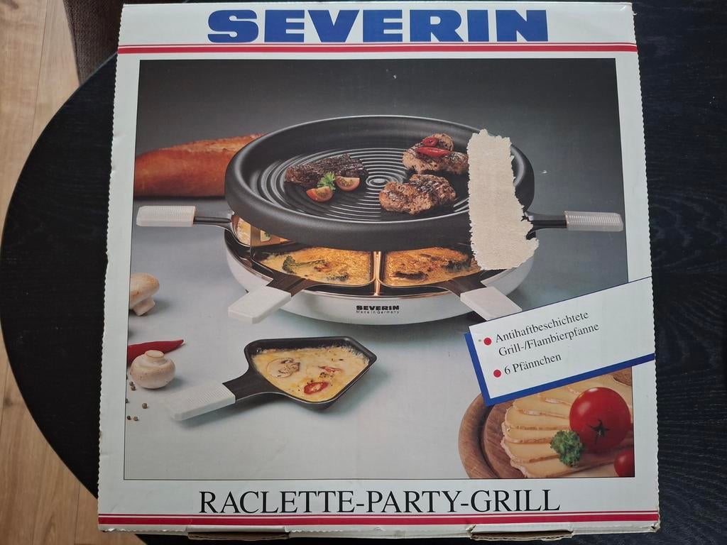 Gourmetstel / Raclette Grill - Severin, Witgoed en Apparatuur, Gourmetstellen, Ophalen, Gebruikt