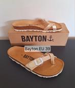 Bayton gouden teenslippers "Junon" –  maat 39, Slippers, Overige kleuren, Bayton, Nieuw