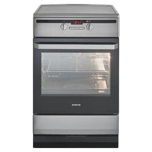 Inventum VFI6042RVS vrijstaand elektrisch fornuis met oven, Witgoed en Apparatuur, Fornuizen, Zo goed als nieuw, Vrijstaand, Elektrisch