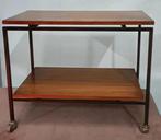 Mid Century koffietafel / Vintage serveerwagen, Ophalen, Gebruikt