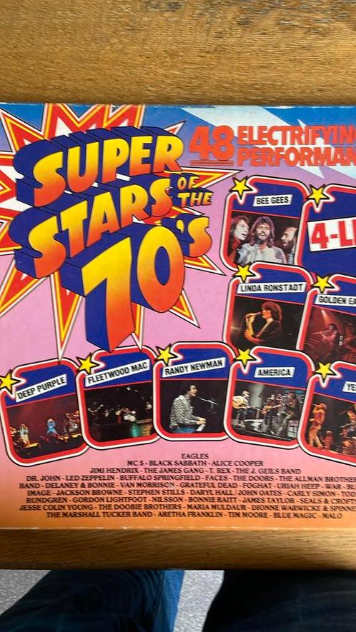 Super stars of the ‘70  4 lp’s, Cd's en Dvd's, Vinyl | Verzamelalbums, Zo goed als nieuw, Pop, Ophalen of Verzenden