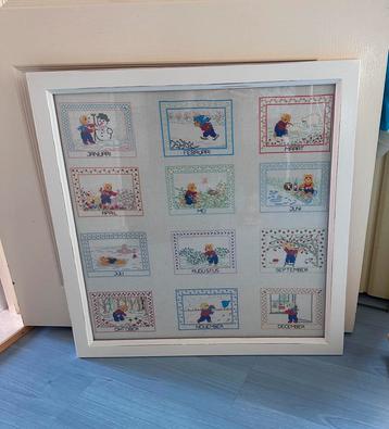 Geborduurd schilderij beschikbaar voor biedingen