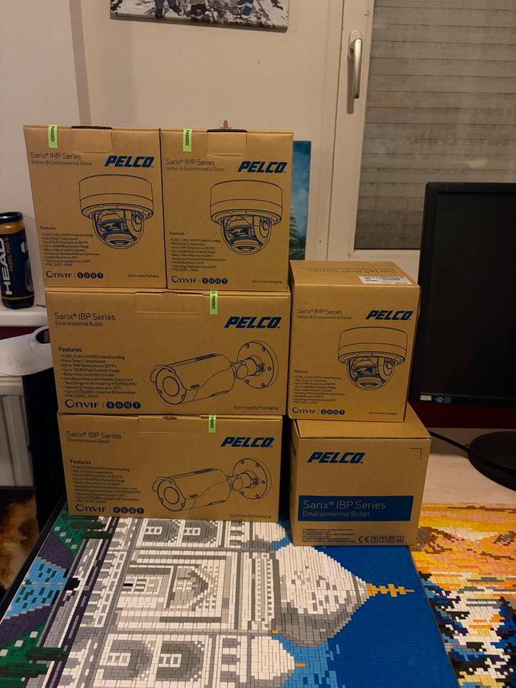 Pelco beveiligingscamera's - Nieuw in doos, Audio, Tv en Foto, Videobewaking, Nieuw, Binnencamera, Ophalen of Verzenden