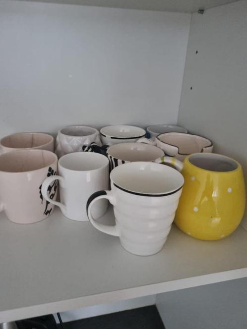 Set glazen en mokken – verschillende maten en stijlen, Verzamelen, Glas en Borrelglaasjes, Gebruikt, Overige typen, Ophalen