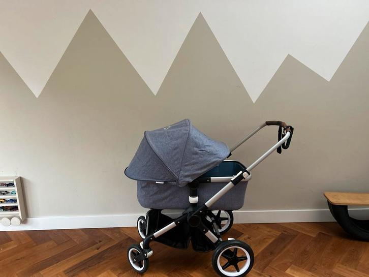 Bugaboo kinderwagen + accessoires, Kinderen en Baby's, Kinderwagens en Combinaties, Gebruikt, Kinderwagen, Bugaboo, Verstelbare duwstang