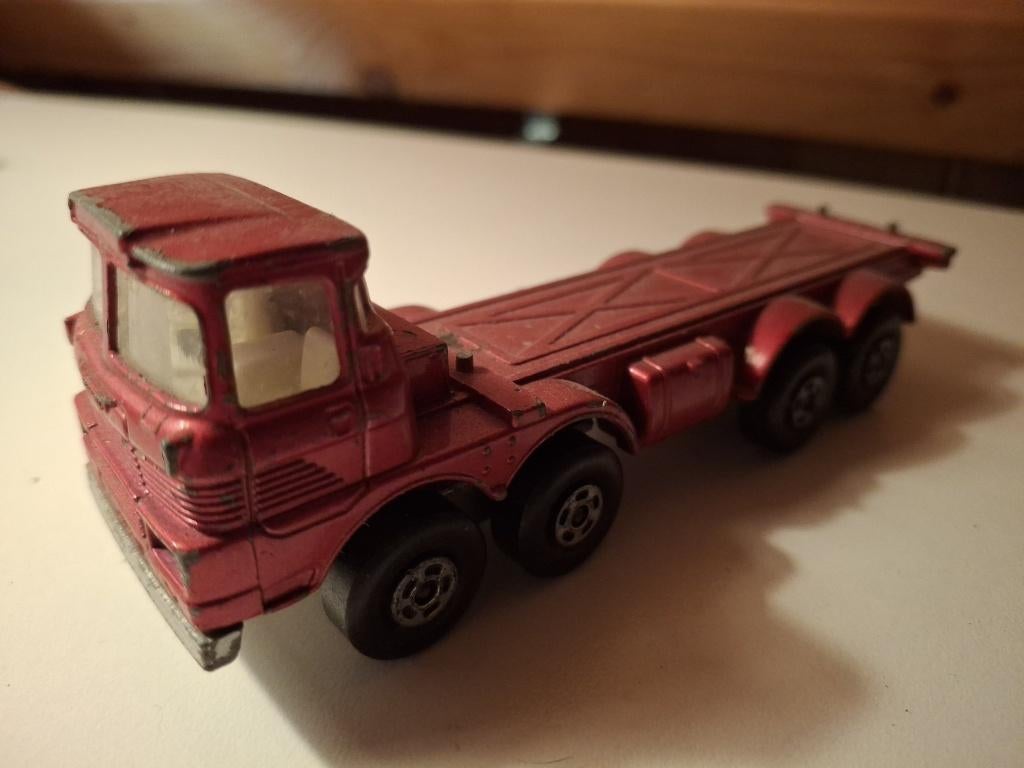 1:50 Matchbox Scammel containerwagen, Ophalen of Verzenden, Gebruikt, Bus of Vrachtwagen, Matchbox