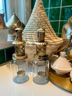 2 Marrakech jampot lantaarn oosters bohème Ibiza Marokkaanse, Nieuw, Minder dan 25 cm, Overige materialen, Ophalen of Verzenden
