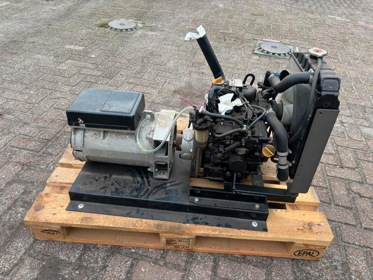 8 KVA aggregaat 230 Volt Yanmar diesel generator, Doe-het-zelf en Verbouw, Aggregaten, Zo goed als nieuw, Dieselolie, Elektrisch startend