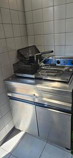 Dubbele electrische friteuse, 4 liter of meer, Ophalen of Verzenden, Gebruikt
