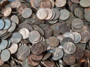 2,5 kilo Amerika pennies beschikbaar voor biedingen