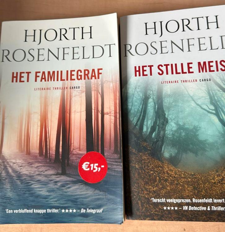 Hjorth Rosenfeldt-Het familiegraf + het Stille meisje, Boeken, Thrillers, Zo goed als nieuw, Nederland, Ophalen of Verzenden