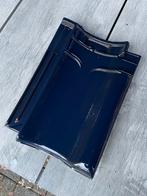 Dakpannen donkerblauw geglazuurd, Ophalen, Steen of Klei, Blauw, Zo goed als nieuw