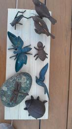 gietijzeren insecten, sprinkhaan, mier, vogel, etc., Antiek en Kunst, Ophalen of Verzenden