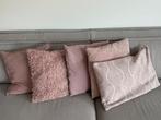 Set 5 roze kussens, Ophalen of Verzenden, Zo goed als nieuw, Roze, Vierkant