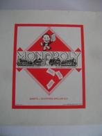 Monopoly spel ( Clipper ) ( Vintage ), Ophalen of Verzenden, Gebruikt