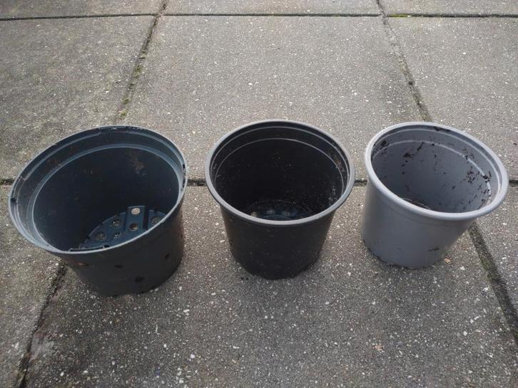Plastic Plantenpotjes - Diverse Maten, Tuin en Terras, Kweekspullen, Gebruikt, Overige typen, Ophalen of Verzenden